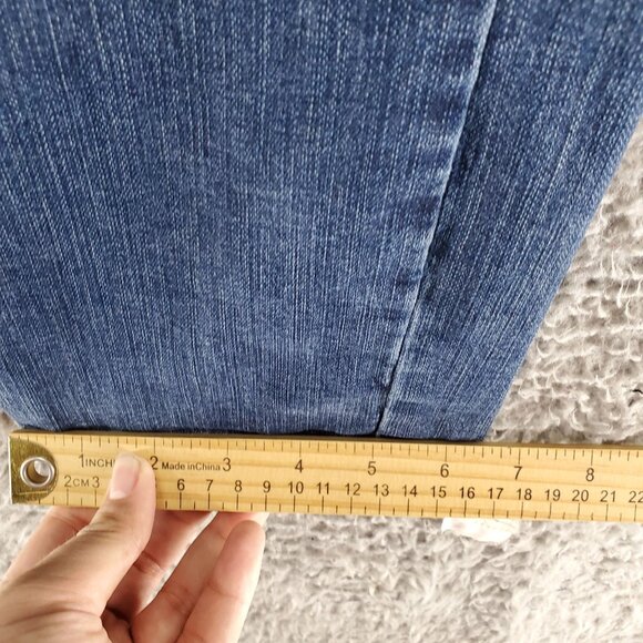 Maurices Jeans Womens 8 Blue Classic Straight Mid Rise Denim - Picture 6 of 8